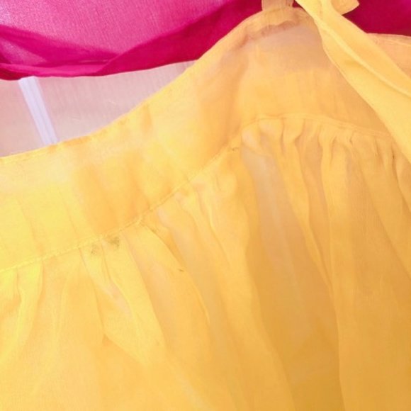 KOREAN TRADITIONAL DRESS Pink Yellow (3 Piece) Hanbok - Picture 14 of 16